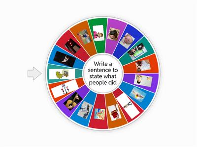  AR/ER/IR verbs - use the preterit