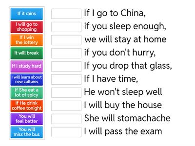 First Conditional  by: T.KARIM 