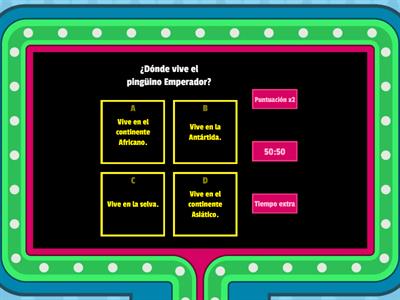 Actividad Texto "El pingüino Emperador"