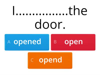 Past simple - Regular verbs (+/-)