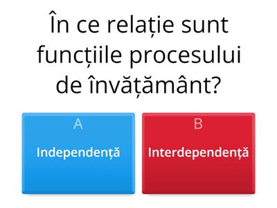 PREDARE - ÎNVĂȚARE - EVALUARE