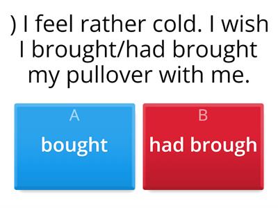 Wishes and regrets Vince