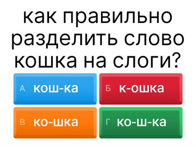 Деление  слов  на  слоги для переноса.   