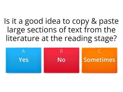 Planning & Outling Quiz (DLP Nursing) 