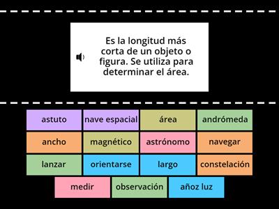 Palabras de la Semana 2 (Q3W2) - Encuentra la Pareja