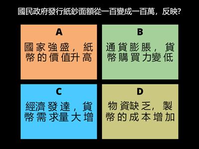 公開史歷屆B4C34國民政府/日本擴張/八年抗戰/國共內戰