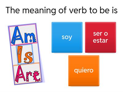 Adults: VERB TO BE 