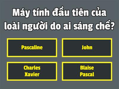 Chủ đề A - Bài 1: Vài nét về lịch sử máy tính