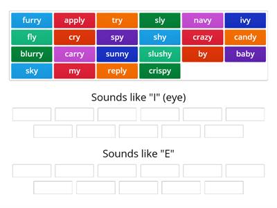 Cry Baby- 2 sounds of final Y