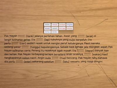 Pembentukan Kata Kerja ( pengimbuhan)