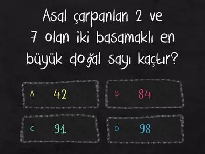 8. sınıf çarpanlar ve katlar