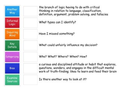 Critical Thinking & Logic DLF