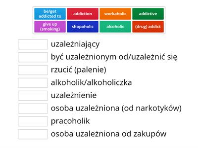 6 Uzależnienia (Zdrowie re. 8 klasa)