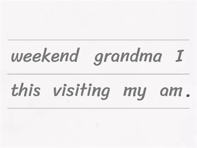 Present continuous for future arrangements