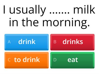 Present Simple Affirmative and Negative