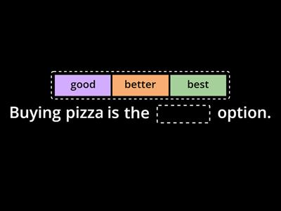 Comparatives and Superlatives