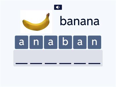 /p/ + /b/ ~unjumble words 