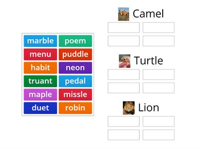 Syllable division