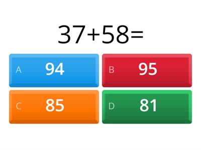 Double Digit with Regrouping quiz