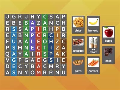 SM0 unit 7 food + pizza&banana