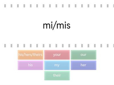 Possessive Pronouns