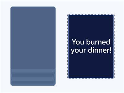 Recommendation cards: Food Related Situations