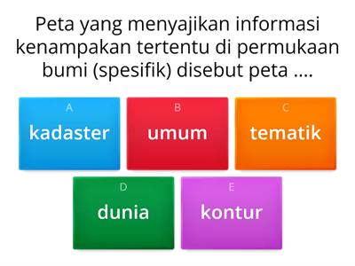 Latihan 1 - Pemetaan, Penginderaan Jauh, dan SIG.