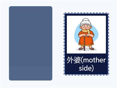 Family members 家人(immediate family)