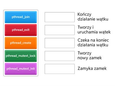 Programowanie równoległe funkcje pthread