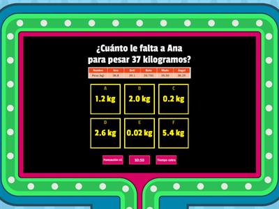 Sumas o restas con decimales (cálculo mental)