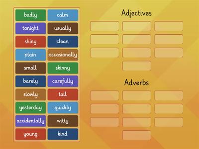 Adjectives vs. Adverbs