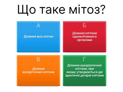  Поділ клітин