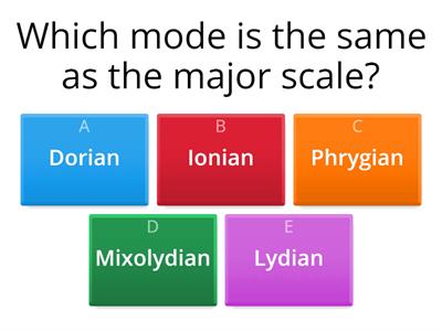 Modal Quiz