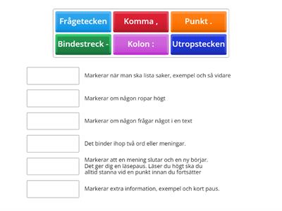 Tecken i en text