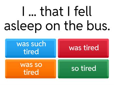 Grammar Challenge: So & such (BBC) #2 (Intermediate)