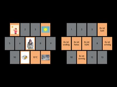 Das Wetter Memory Matching