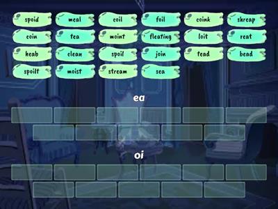 phonics- ea and oi