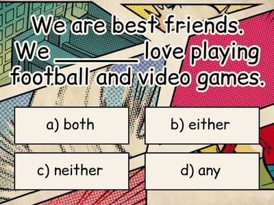 Both/either/neither/any/no/none of