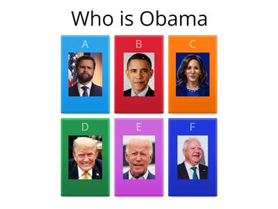 Guess who Trump Kamala Walz Biden Obama and Vance are 