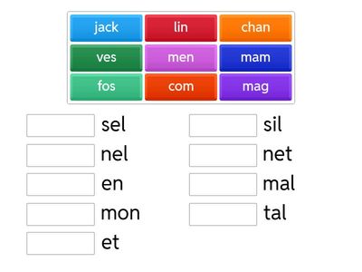  3.1 Syllable Schwa Match Up