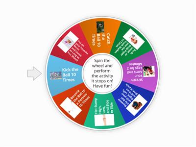 Level 1 Activity Wheel