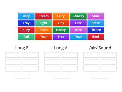 Spelling Word Word Sort