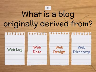 Unit 4 Understanding Blogging