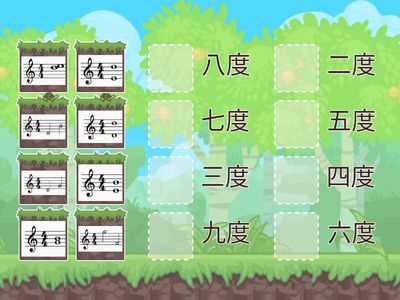 找出對應的音程