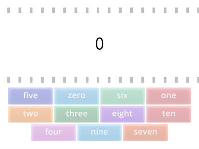 0-10 quiz matching no audio