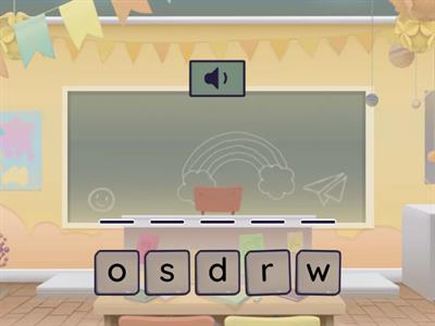 #1 Scrabble Spelling words - 1st grade