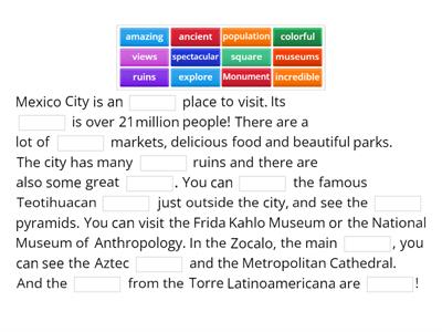 Focus 1, unit 7.4 (vocab)