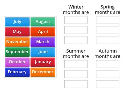 Months and Seasons