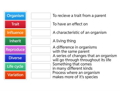 Life cycle and Traits