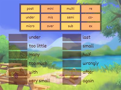 Solutions Pre-Int 5E Prefixes